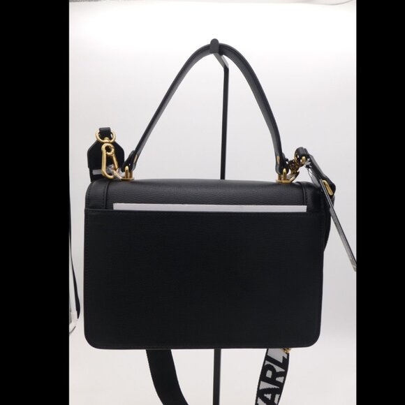 NWT Karl Lagerfeld Paris Simon Top Handle Crossbody with Rivets - Picture 3 of 10